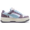 PUMA REBOUND Breathable Low top Skateboard Shoes Women's White Blue 403512-01