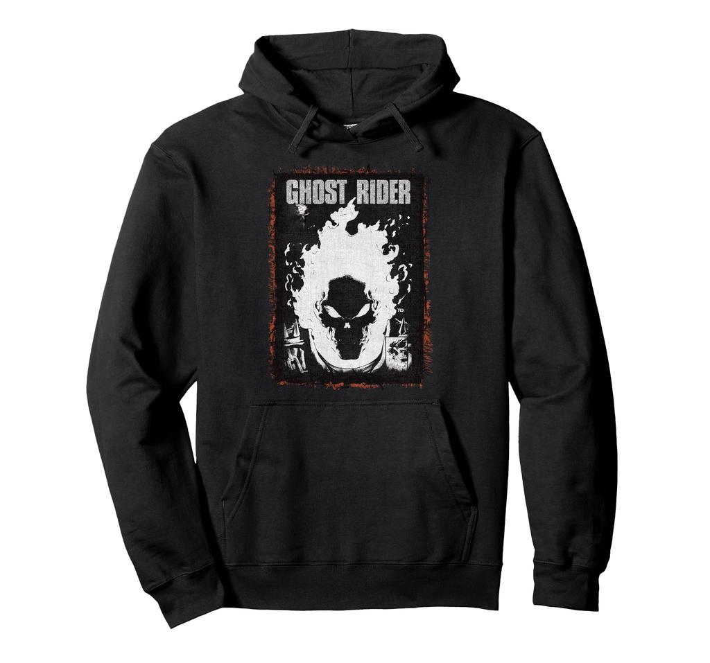 Marvel Ghost Rider Dark Antique Poster Hoodie
