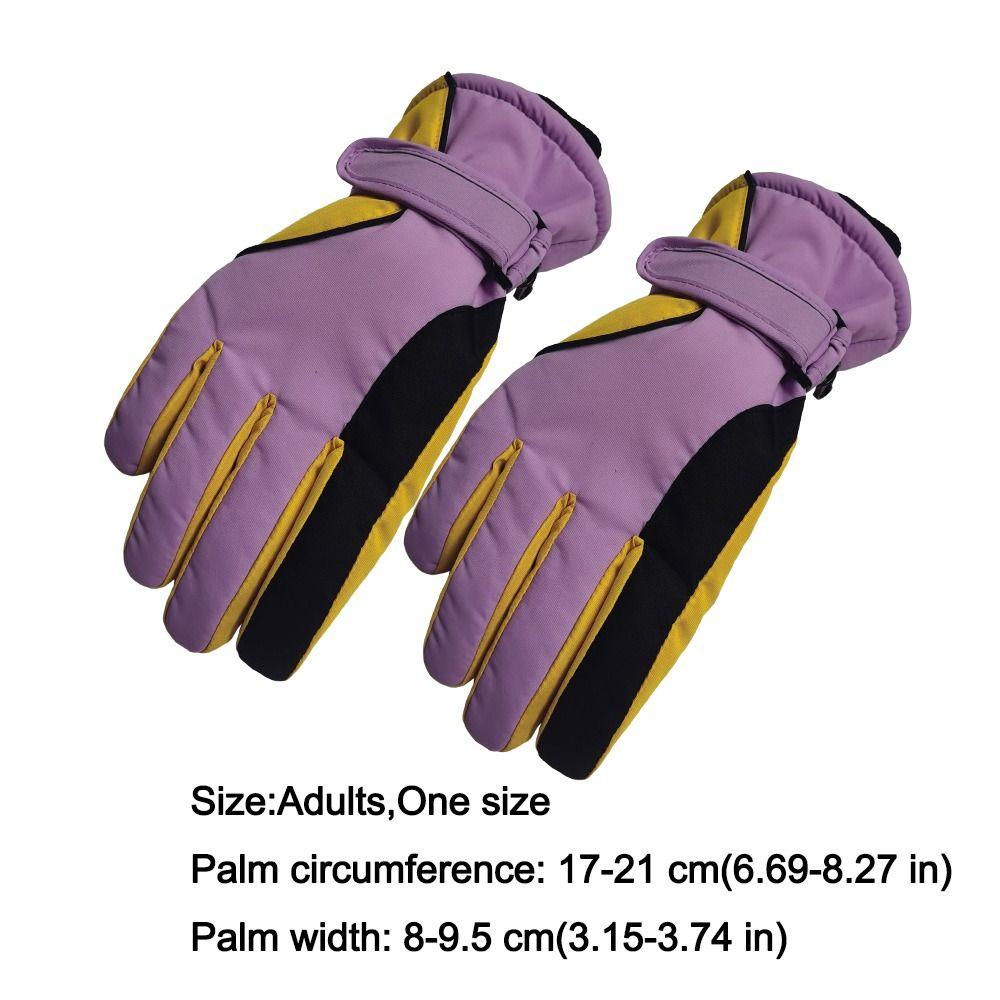 Waterproof Cycling Gloves Warm Snowboard Gloves Fashion Winter Skiing Gloves for Men Women