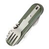 Camping Utensils Cutlery Set Multifunction Stainless Steel Folding Detachable Camping Tableware Set Camping Utensils Cutlery Set