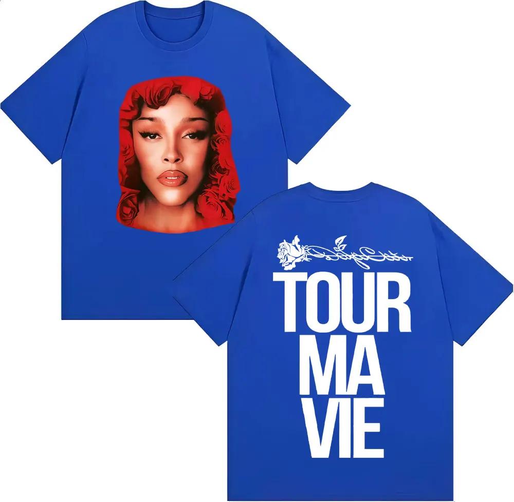 Doja Cat Ma Vie World Tour 2026 Graphic Tshirts Unisex Women Fashion Aesthetic T Shirt High Quality Tops Casual Tshirt Streetwear S
