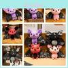 Brinquedo de Pelúcia de Morcego Fofo Animal de Pelúcia Macio e Durável para Halloween e Decoração Disponível em 4 Cores