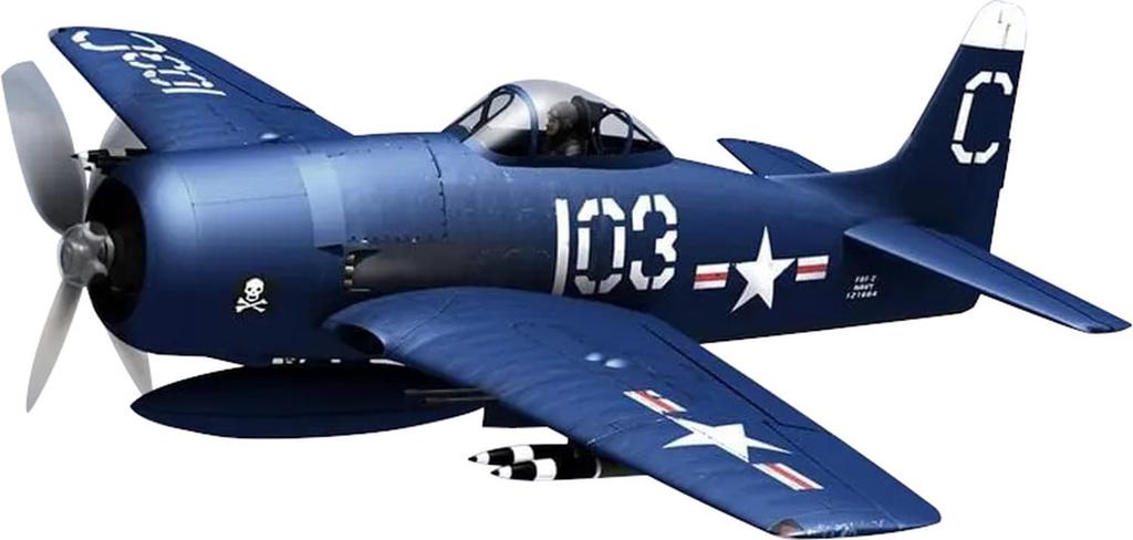 Americký stíhací letoun Grumman Bearcat, plastový model AU7201, F8F-2 v měřítku 1/72.