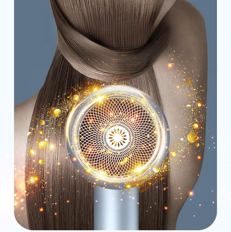 High-Power Hair Dryer with Blue Light for Home or Dorm Use