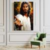 Jesus mit ausgestreckter Hand, Moderner Klassischer Kunstdruck für Zuhause, Büro, Schlafzimmer, Esszimmer-Dekor - Perfektes Geschenk zum Muttertag