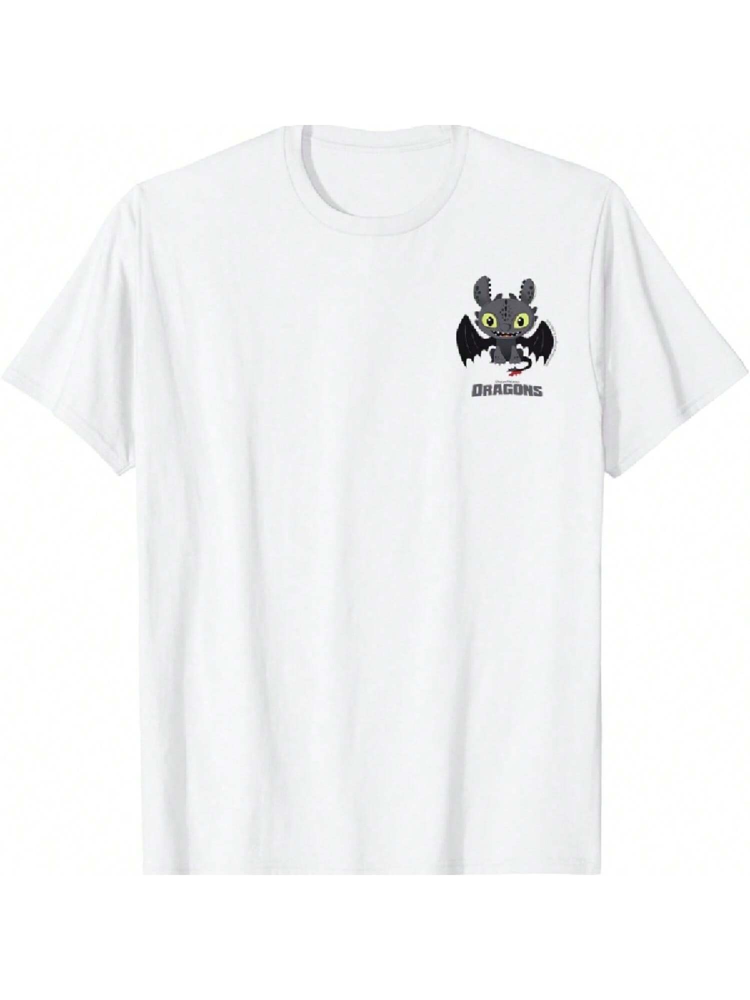 Toothless Chibi Pocket Logo T-Shirt S разноцветный