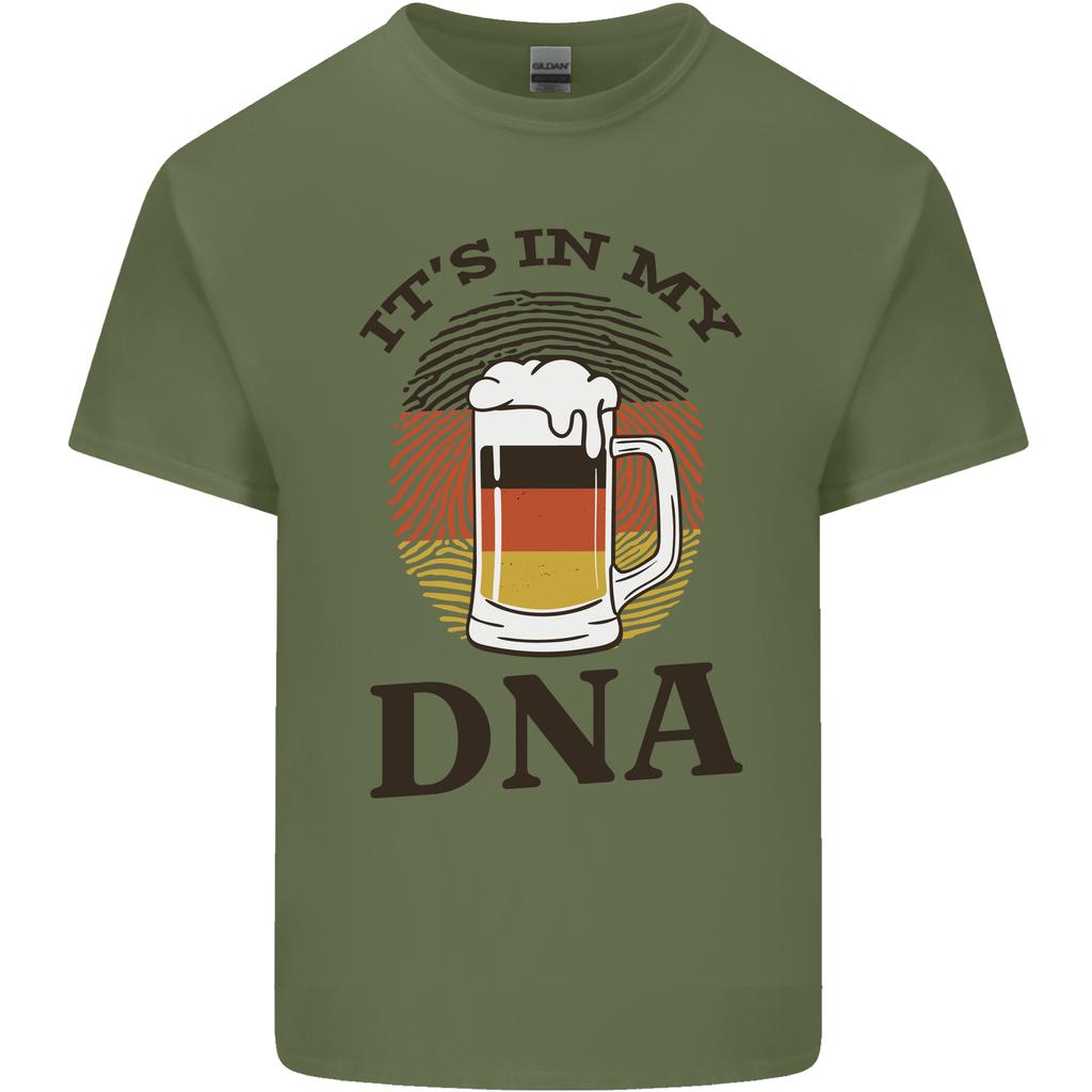 GerUnisex Beer Its In My DNA Funny GerUnisexy Unisexs Light Cotton TShirt