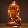 Buddha Holz Sieben Glückliche Holz Holz Gelbe Quitte Hohe Qualität Natürliche Quitte Geld Glück Amulett Höhe 26 Statue, Schnitzerei, Götter, Hotei-sama, Statue,