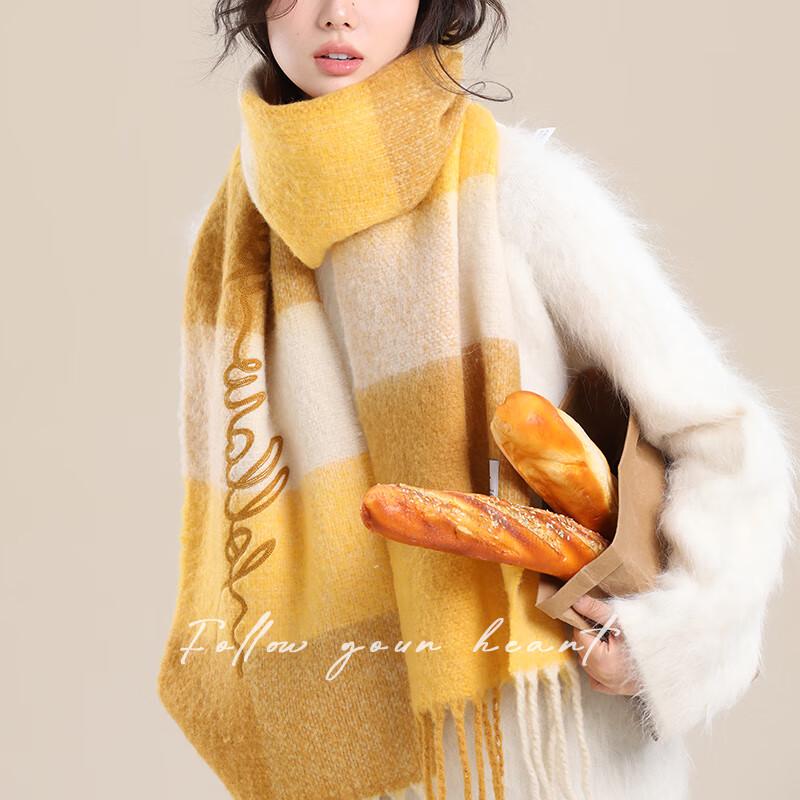 CACUSS Women's Wool Blend Scarf & Shawl