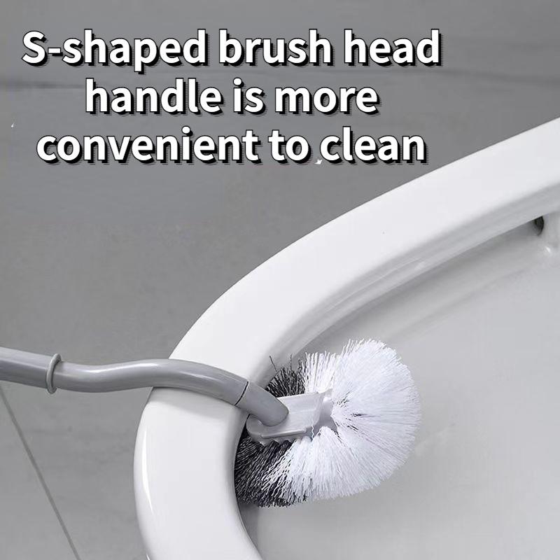 Toilettenbürste Haushalt Langstieliges Toilettenbürstenset ohne Sackgassen, Toilettenreinigungsbürste, Toilettenbürstenartefakt