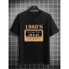 1980's Vintage Soul Cassette T-Shirt,Soft Breathable & Fade-Resistant, Classic Fit for Daily Casual Wear