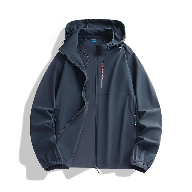 2026 Versatile Hooded Windbreaker: Unisex Loose Fit, Sun-Protective Casual Jacket
