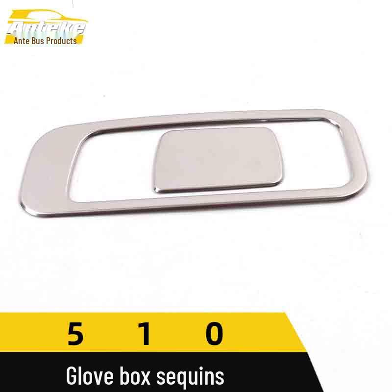 Baojun 510 Glove Box & Center Console Stainless Steel Decorative Car Stickers