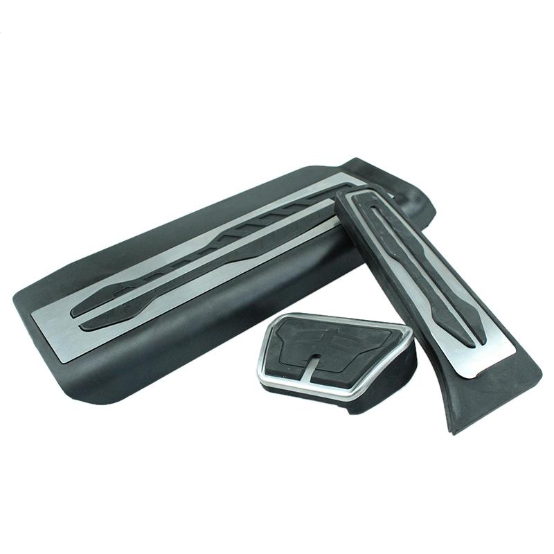 Gas Fuel Brake Footrest Foot Rest Pedal Plate Pad Cover AT FOR BMW 7 Series G11 G12 2016 2017 Touring Gas Foot Brake Pedal Pad