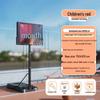Adjustable Height Basketball Hoop for Indoor/Outdoor Play - Suitable for Adults, Teens, and Kids.