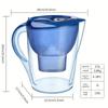 Household Water Kettle with 3 Filter Device, 3.5L Carbon Water Purifier Non-toxic Filter Water, Portable Drinking Water Kettle