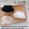Fashion Dolll Princess Skirt Dolls Clothes Accessories  for 10cm Dolls /for 1/8 BJD Dolls