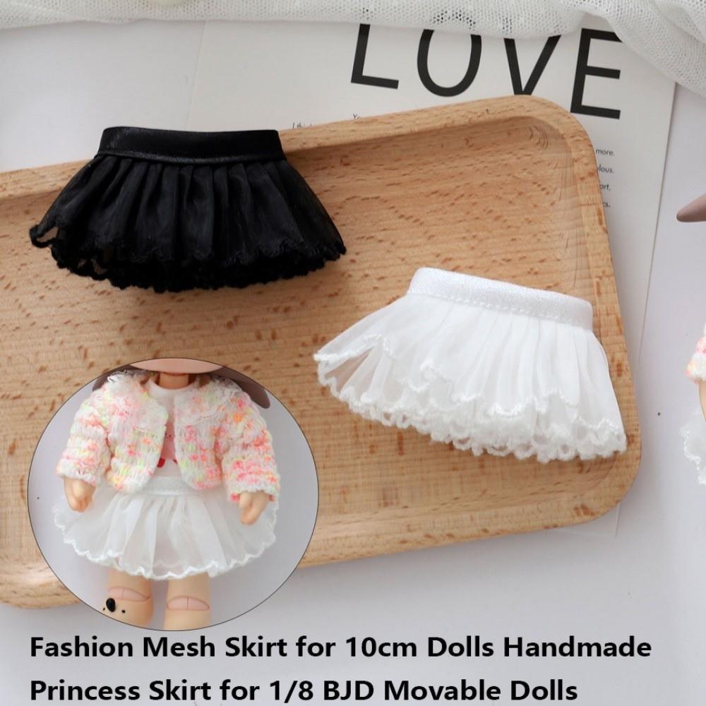 Handmade Dolll Princess Skirt Dolls Clothes Accessories for 10cm Dolls /for 1/8 BJD Dolls