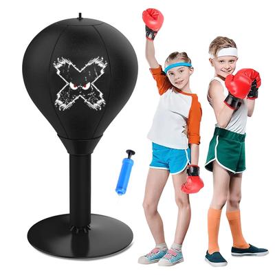 Desktop Punching Bag Boxing Training Punching Bag with Suction Cup Desk Boxing Punch Ball Funny Portable Speed Bag for Office
