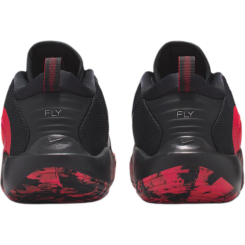 Nike Zapatillas IsoFly GS Negro Rojo Universitario Niños Rojo Claro Metálico Plateado FN4384-007