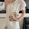 Niche Bag Women's New Summer Versatile Chain Messenger Bag Cartoon Portable Gold Bag