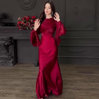 2024 Zomer Elegante Europese & Amerikaanse Dames Mesh Splicing Lange Jurk