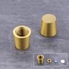 Brass Cutting Board Stabilisers Non Slip Waterproof Feet Pads Easy Install for Kitchen Chopping Board Jewelry Box Furniture Upgrade