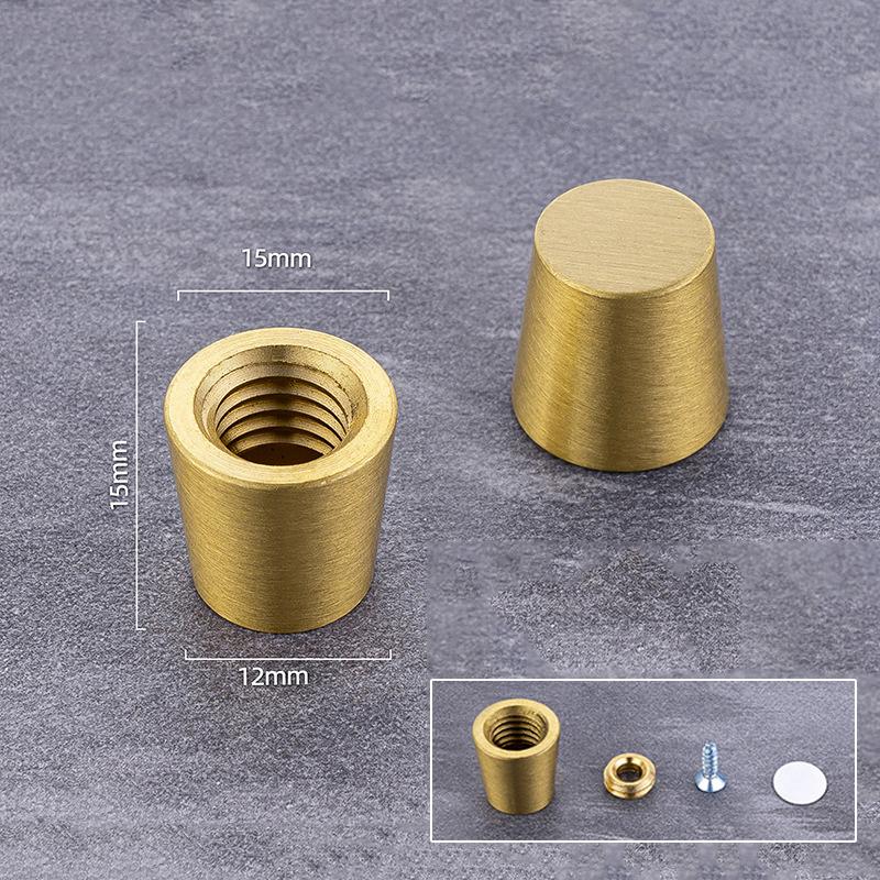 Brass Cutting Board Stabilisers Non Slip Waterproof Feet Pads Easy Install for Kitchen Chopping Board Jewelry Box Furniture Upgrade