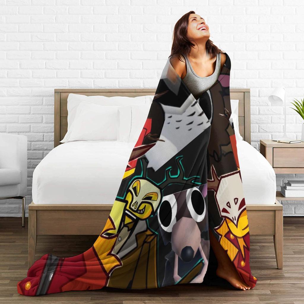 99 Nights In The Forest Game Blankets Quality Warm Soft Throw Blanket Winter Kids Couch Chair Sofa Bed Print Bedspread
