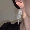 Temperament  Pendant Earring Elegant Jellyfish Tassels Charm Earrings Fashion Small Hoop Earrings Party Jewelry