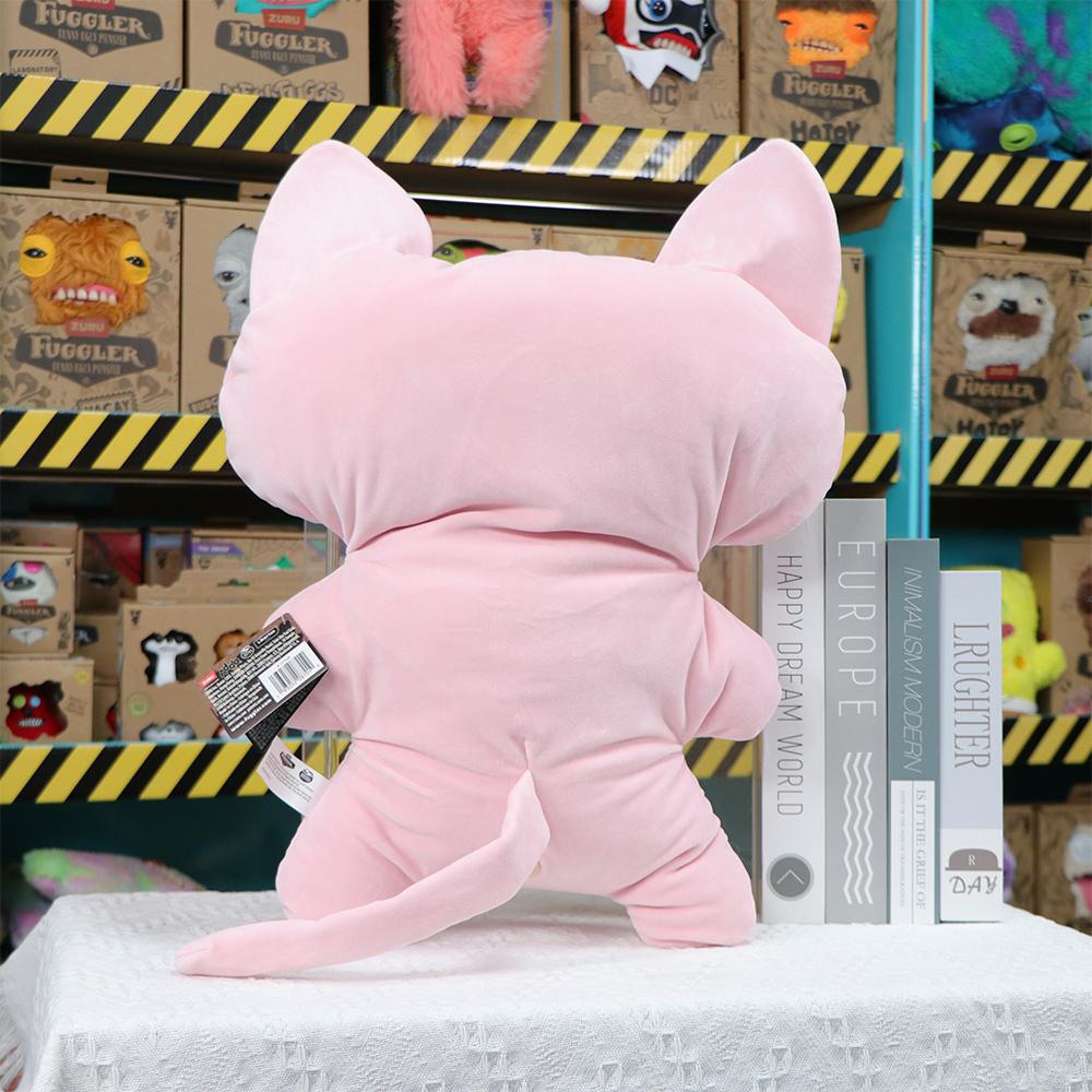 47cm Funny Ugly Teeth Monster Plush Toy Kawaii Soft Pillow Doll Gift Hairless Cat Style
