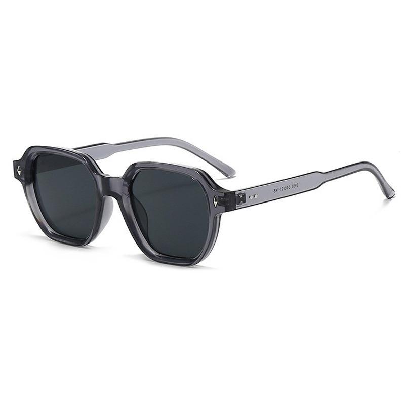 Retro Square Frame Rivet Sunglasses - UV Protection Versatile Sunglasses for Men
