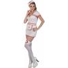 Adult Costume - Luxury - Sexy Nurse - Size S/M - Short Dress - Matching Headpiece