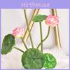 Lotus Flower Artificial Decor For Home Office Wedding Photography Prop With Silk Material