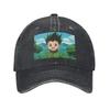 Anime Hunter X Hunter Washed Denim Cap Casual Baseball Caps Adjustable Hat Summer Unisex Baseball Hats