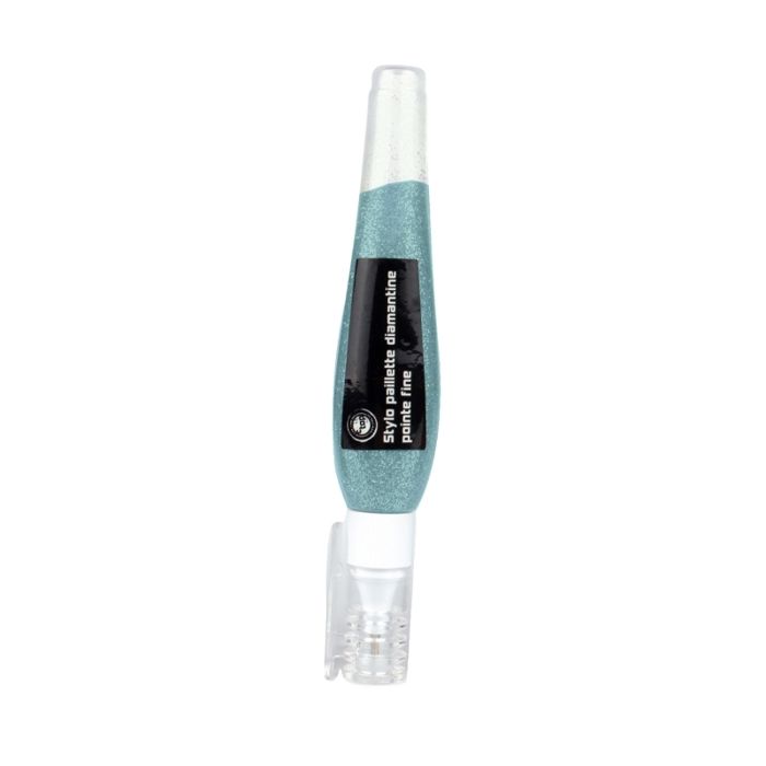 Stylo précision poudre de paillette turquoise 10 g