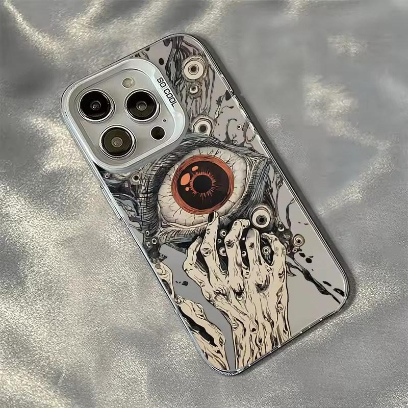 Das dunkle Auge von Cthulhu Hülle für iPhone 16 15 14 13 12 11 Pro Max X XS Max XR SE 7 8 Plus Apple Handyhülle