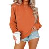 Tuta Comoda Casual alla Moda da Donna con Felpa a Manica Lunga e Girocollo