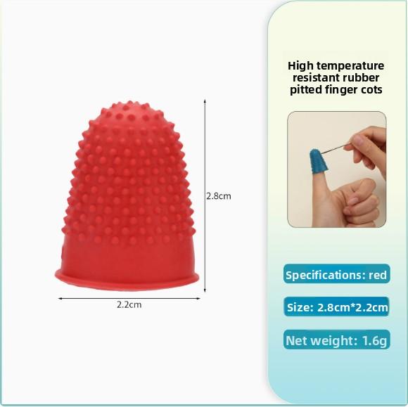 

10Pcs Rubber Thimble Protector Counting Cone Sewing Quilter Finger Tip Craft