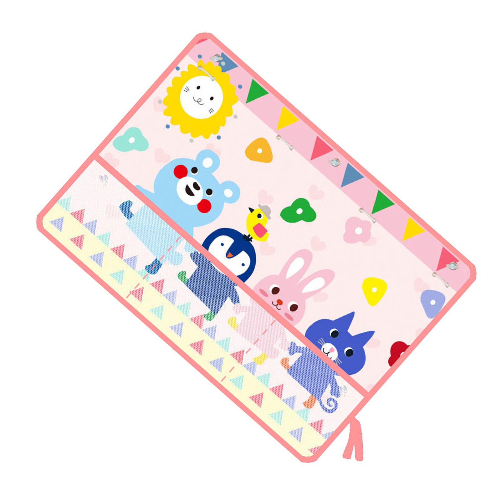 

Автомобильная шторка от солнца Многофункциональная шторка для хранения и защиты от солнца с сетчатым карманом Мультяшная присоска