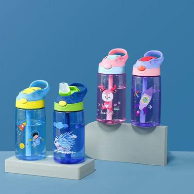 Auslaufsicherer Kinder-Trinkbecher mit Strohhalm: Langlebig, Tragbar und Sturzsicher für Jungen und Mädchen - Perfekt für Kindergärtner und Grundschüler