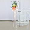 Artificial Flower Wedding Chair Decorations, Aisle and Pew Garlands for Rustic Wedding Ceremonies, Parties, and Home Decor