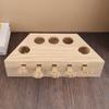 Whack-a-mole Cat Toy Cat Scratching Board Nest Claw Grinding Artifact Self-hi Cat Scratching Board Solid Wood Interactive Puzzle