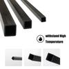 1/2/3pcs square carbon fiber tube, outer and inner high-strength carbon fiber tube/carbon fiber square tube Length 250mm