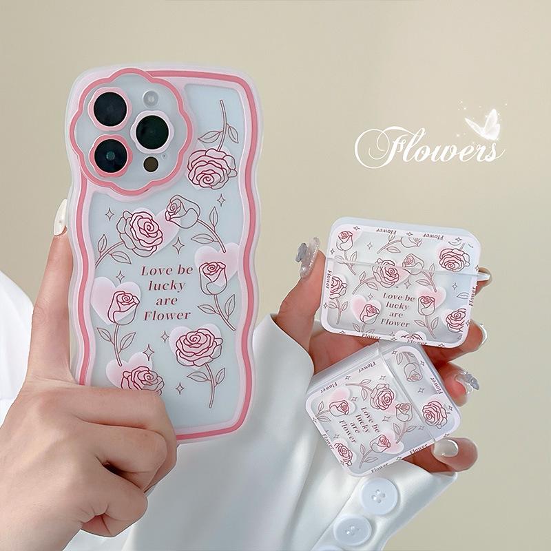 

Zhitai Case for iPhone 13/14 Pro Max & AirPods 3 with Floral Design iPhone XS Max