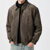 Lambswool Suede Faux Leather Jacket - Trendy Loose-Fit Autumn/Winter Retro Casual Outerwear