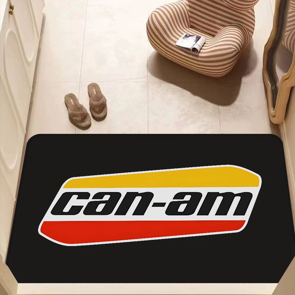 C-Can-AmS Spyder Logo Floor Mat Rectangle Anti-slip Home Soft Badmat Front Door Indoor Outdoor Mat Welcome Doormat