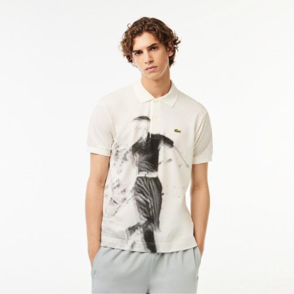 

Men S Renee Digital Graphic Black And White Print Pique [off White] 005