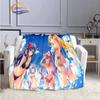 Comic The Quintessential Quintuplets Cashmere Blanket Sexy Anime Girl Flannel Blanke Portable Warm Camping  Soft skin