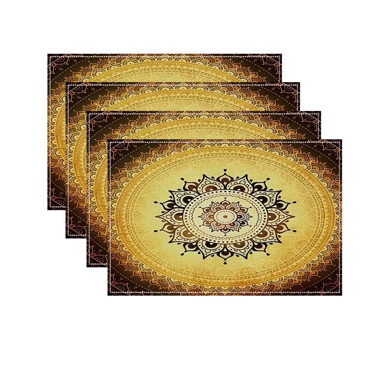 Heat-Resistant Stain-Proof Linen Party Placemats - Festival Collection